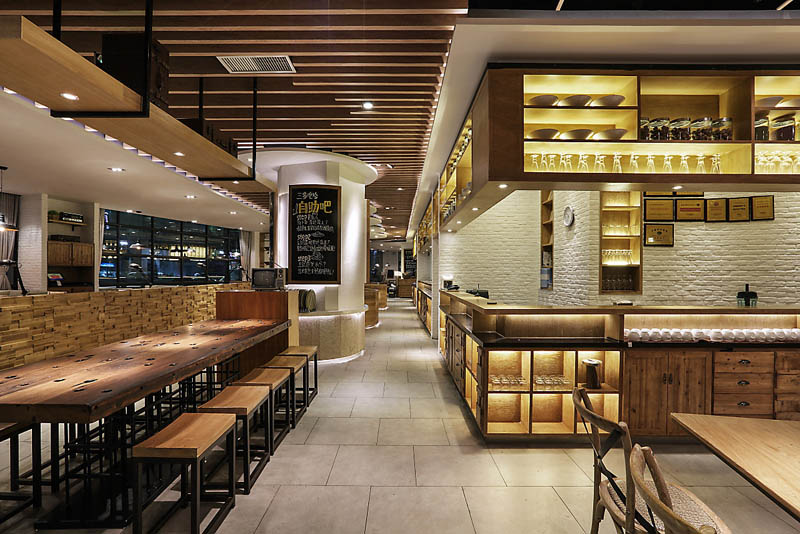 無錫餐廳裝修,選擇哪種吧臺比較好